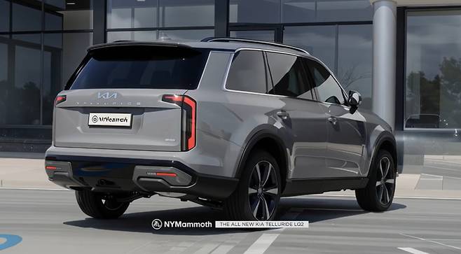 기아 '텔루라이드 풀체인지' 예상도 (출처 : 뉴욕맘모스)
