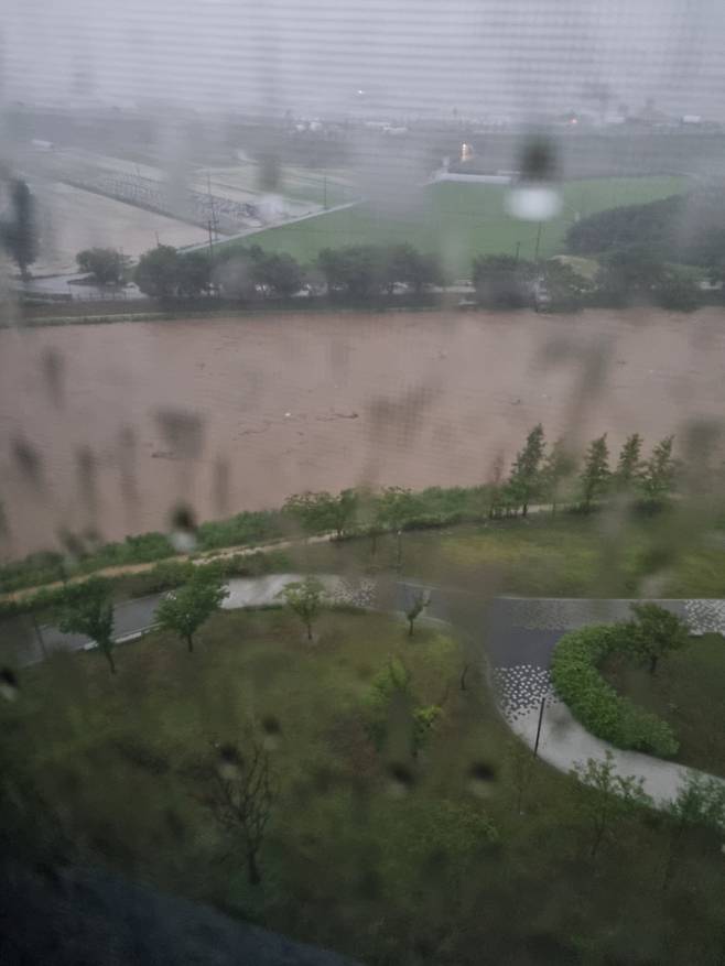 실시간) 천안, 아산 강수 상황