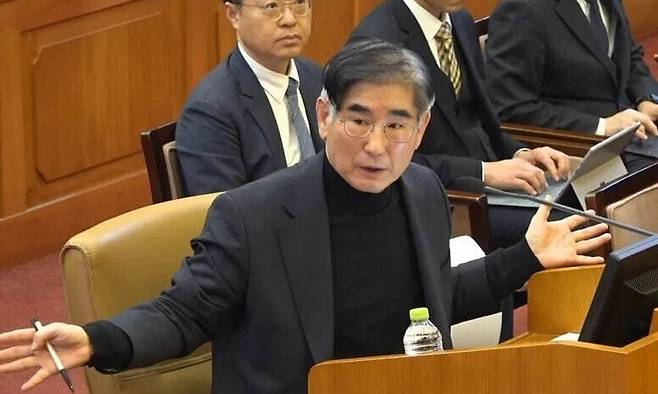 김용현 전 국방부 장관. 헌법재판소 제공