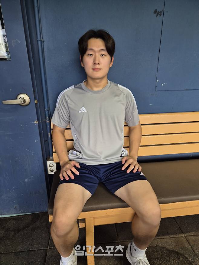 두산 베어스 김택연이 단단한 책임감을 드러내며 더 나은 후반기를 다짐했다. 잠실=차승윤 기자 chasy99@edaily.co.kr