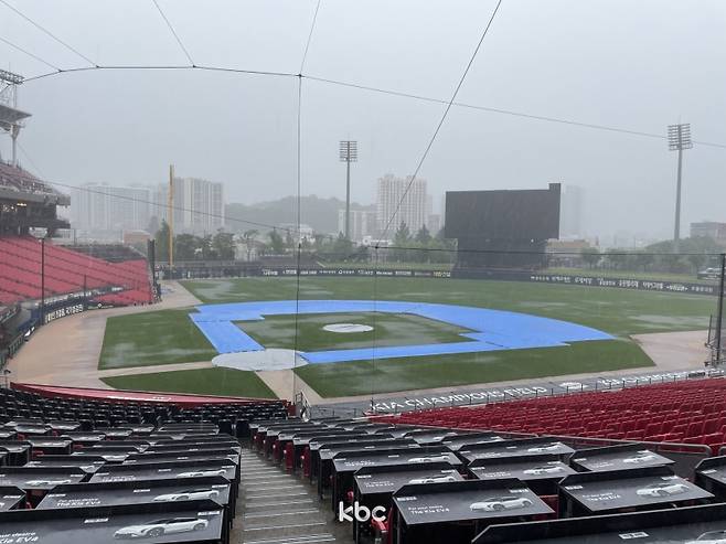 ▲ 실시간 KIA챔피언스필드의 모습