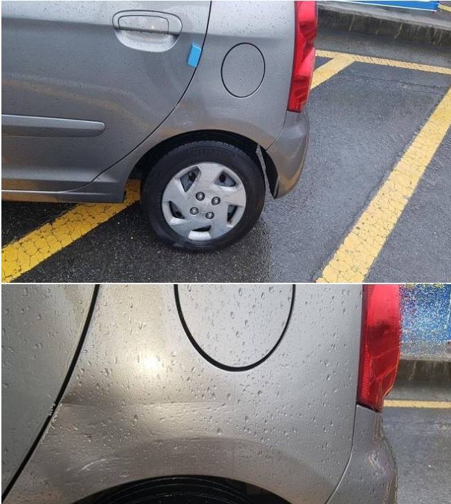 경미한 자동차 사고 모습. 해당 기사 내용과는 무관함. [사진 = 손보업계]