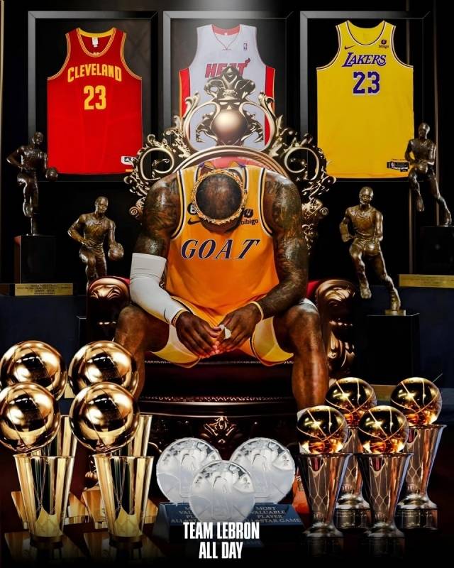 제임스를 향한 수많은 트레이드설, 그러나 실체는 없었다. 그리고 그는 LA 레이커스와 함께 8번째 시즌을 바라보고 있다.사진=X