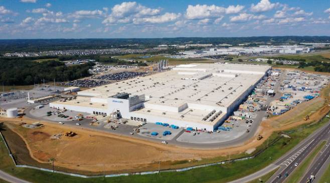 미국 테네시주 스프링힐에 있는 LG에너지솔루션과 GM 합작법인 얼티엄셀즈 2공장. /사진=LG에너지솔루션