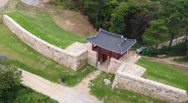 서천 읍성 동문 모습.