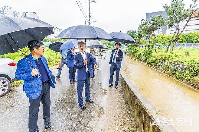 인천 계양구, 윤환 계양구청장이 민원 현장을 찾아 점검을 실시했다. 사진제공|인천 계양구청