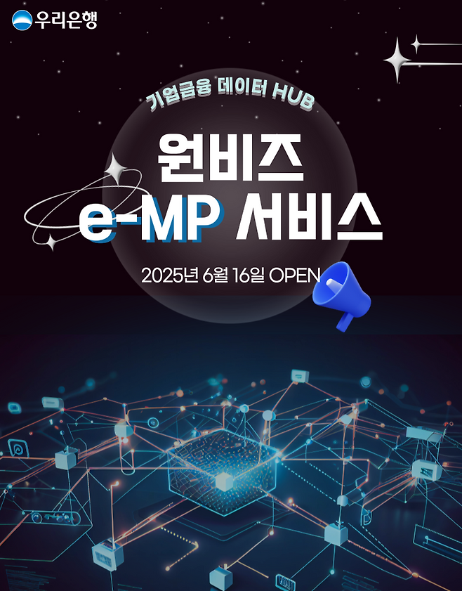 ‘원비즈e-MP’ 포스터. 사진제공｜우리은행