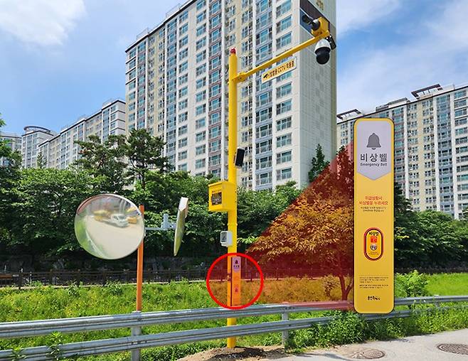스마트 CCTV 및 비상벨 [용인시 제공. 재판매 및 DB 금지]