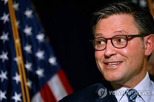 마이크 존슨 미국 하원의장. [AFP=연합뉴스 자료사진]