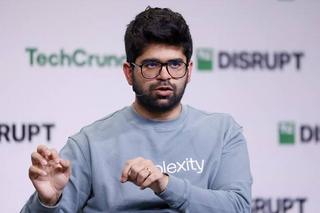 퍼플렉시티의 공동창립자 겸 최고경영자(CEO)인 아라빈드 스리니바스. (사진=AFP)