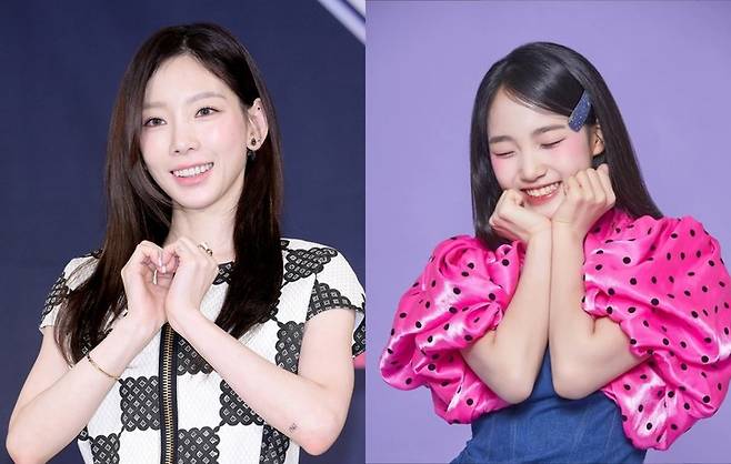 소녀시대 태연(왼쪽), 트로트 가수 김태연(오른쪽)