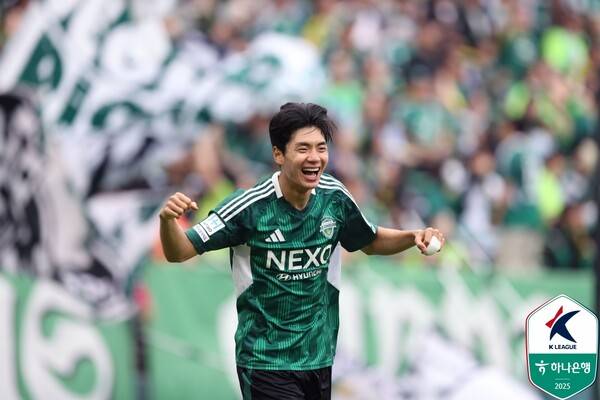전북현대 전진우. /사진=한국프로축구연맹