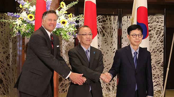 도쿄서 한데 모인 한미일 외교차관