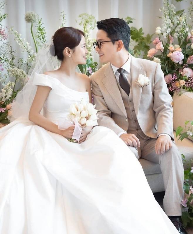 7월 13일 결혼식을 올린 개그맨 김준호, 김지민 커플. 사진=김지민 인스타그램