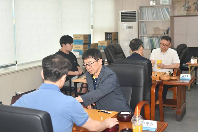 제3회 농심백산수배 세계바둑시니어최강전 국내선발전 결승 전경. 한국기원 제공