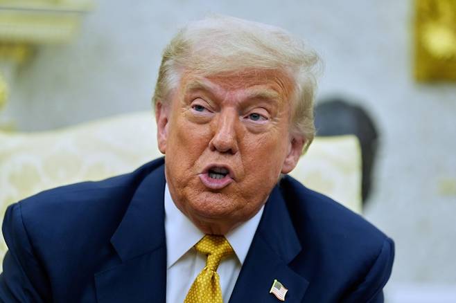 도널드 트럼프 미국 대통령. AP연합뉴스