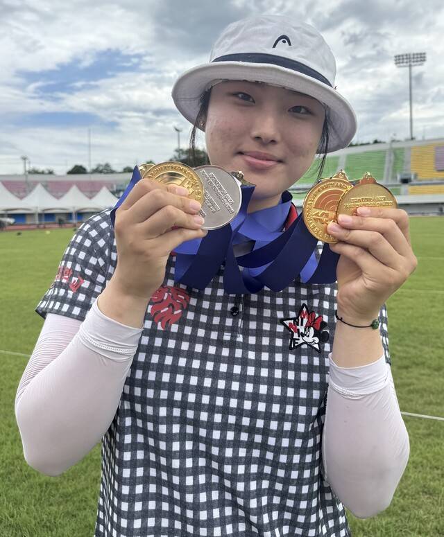 대학양궁선수권 여자부 3관왕 원성윤.경희대 제공