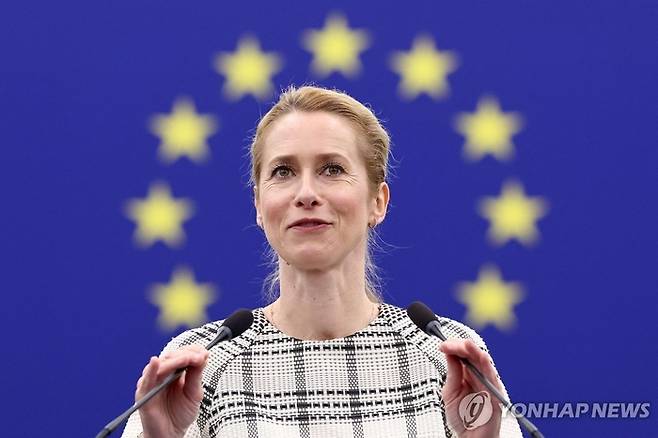 카야 칼라스 EU 외교안보 고위대표. AFP 연합뉴스
