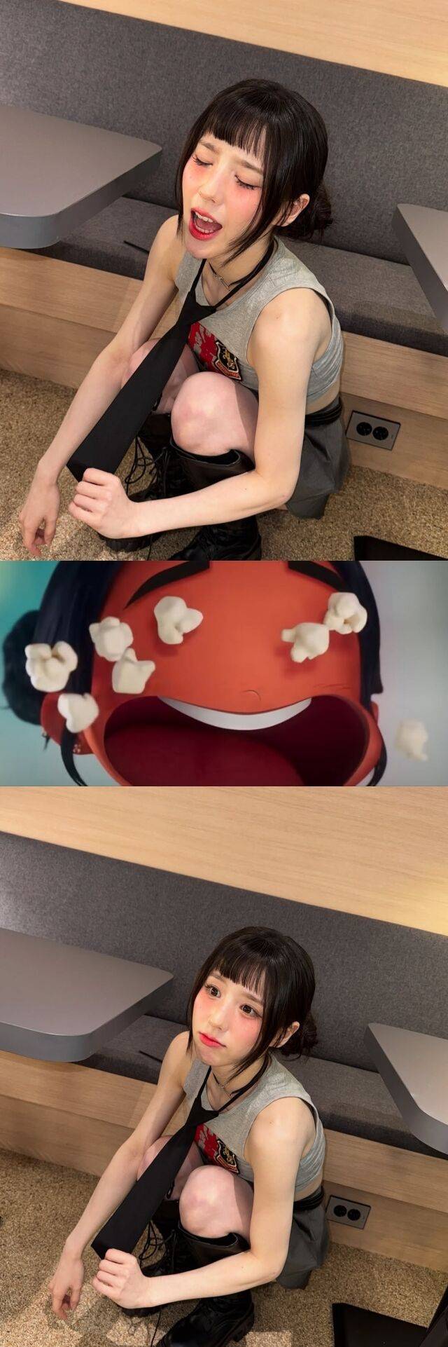 그룹 아르테미스 멤버 희진이 '케데헌' 조이로 변신했다. / 희진 인스타그램