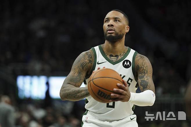 [밀워키=AP/뉴시스] 데이미언 릴러드. 2025.03.09