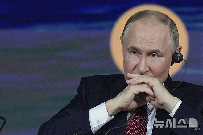 [상트페테르부르크(러시아)=AP/뉴시스]블라디미르 푸틴 러시아 대통령 (사진=뉴시스DB)