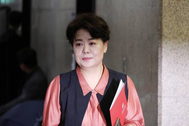 ▲국민의힘 윤희숙 혁신위원장이 지난 17일 서울 여의도 국회 본청으로 들어서고 있다. ⓒ연합뉴스