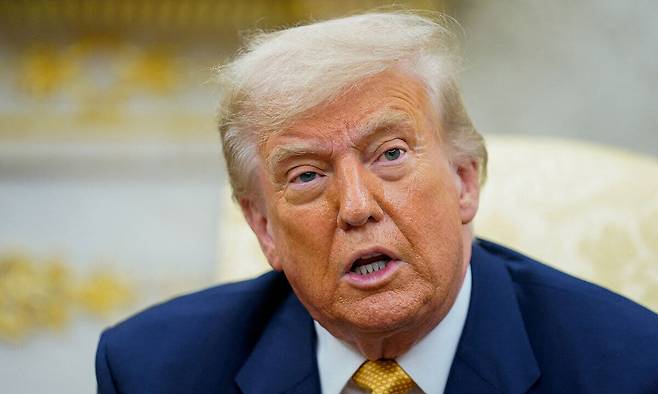 도널드 트럼프 미국 대통령. 로이터연합뉴스