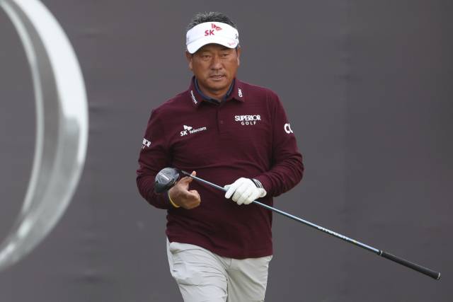 디오픈에 출전한 최경주. 사진 제공=AP연합뉴스