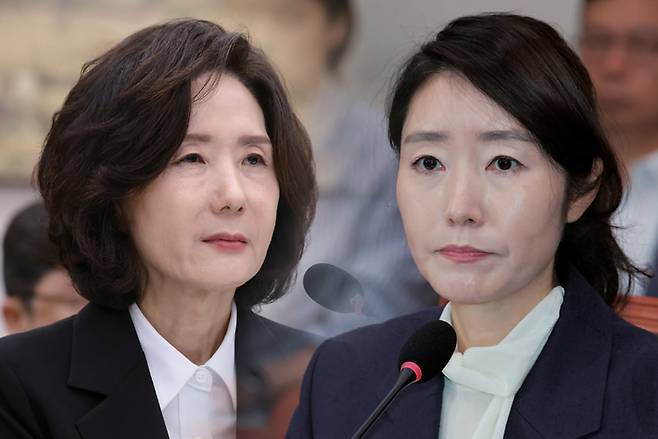 이진숙 교육부 장관 후보자, 강선우 여성가족부 장관 후보자 ⓒ시사저널 박은숙·시사저널 이종현