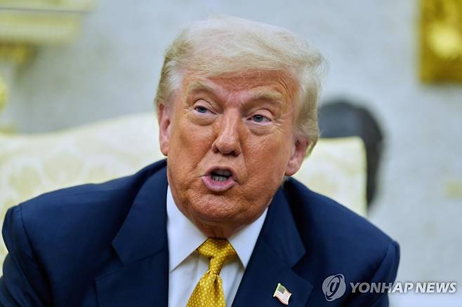 트럼프 미 대통령 [AP=연합뉴스. 재판매 및 DB 금지]