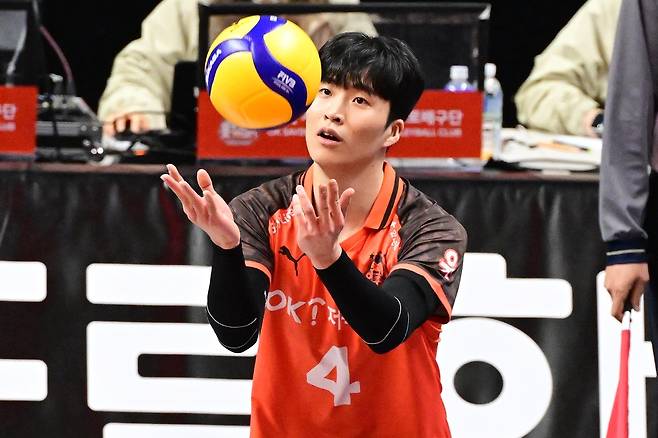 남자 프로배구 OK저축은행의 김웅비 [한국배구연맹 제공. 재판매 및 DB 금지]