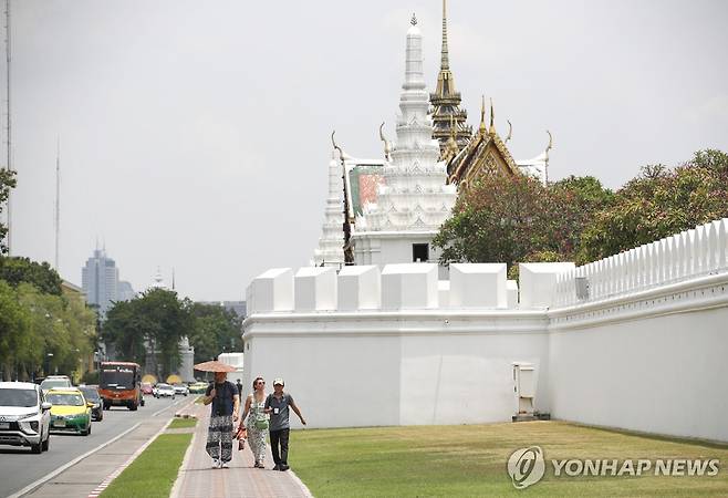 태국 방콕 왕궁 거리 [EPA 연합뉴스 자료사진. 재판매 및 DB 금지]