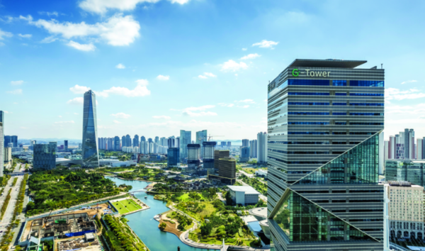 송도국제도시 G타워.[사진=연합뉴스]