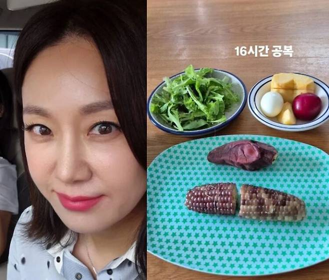 김지혜가 다이어트 식단을 공개했다. [사진=김지혜 SNS]