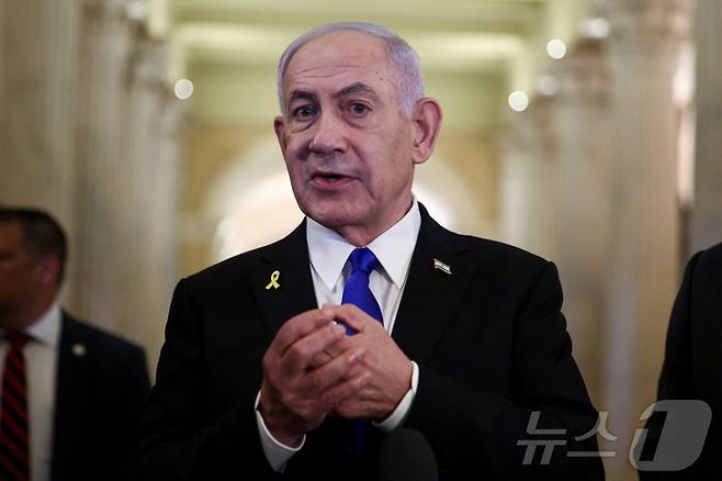베냐민 네타냐후 이스라엘 총리. 2025.07.08. ⓒ 로이터=뉴스1 ⓒ News1 윤다정 기자
