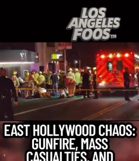 19일 미국 로스앤젤레스 차량 돌진 사고 현장 [인스타그램 캡처]