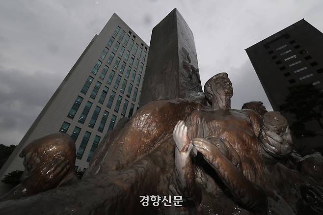 윤석열 전 대통령이 구속 후 내란 특검의 3차 출석 요구에 불응한 16일 서울 서초구 고검청사. 2025.07.16. 정효진 기자