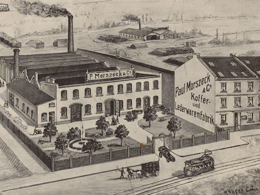 1912년 파울 모르스첵의 작업장<리모와>