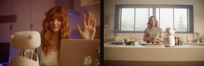 허깅페이스 AI로봇 리치 미니를 가정에서 사용하는 모습/사진=허깅페이스