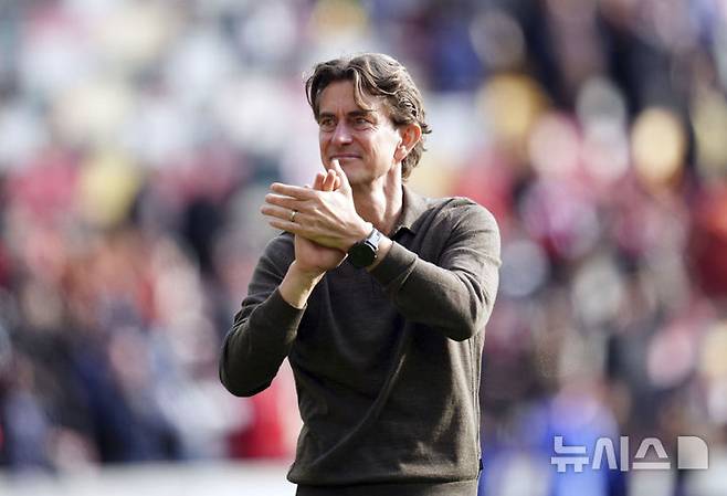 [런던=AP/뉴시스]토트넘 프랑크 감독. 2025.04.19.