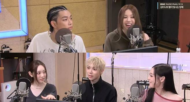 [서울=뉴시스] 지난 16일 방송된 MBC FM4U '김이나의 별이 빛나는 밤에'는 올데이 프로젝트 멤버들이 게스트로 출연했다. (사진=MBC 제공) 2025.07.19. photo@newsis.com *재판매 및 DB 금지