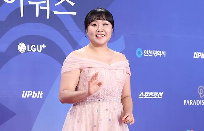이수지가 '제4회 청룡시리즈어워즈'에서 여자 예능인상을 수상했다. 세계일보 자료사진