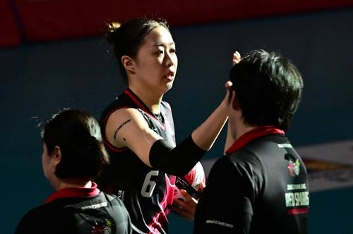 여자배구 대표팀에 합류하는 미들 블로커 박은진(중앙) [한국배구연맹 제공. 재판매 및 DB 금지]