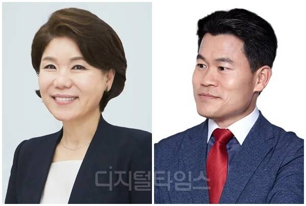 조은희(왼쪽) 국민의힘 의원과 전 한국사 강사 출신 유튜버 전한길씨. [디지털타임스 DB]