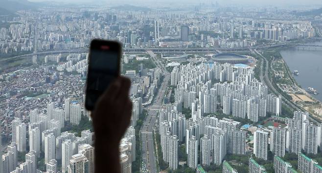 서울 강남 일대 아파트 전경. 뉴시스