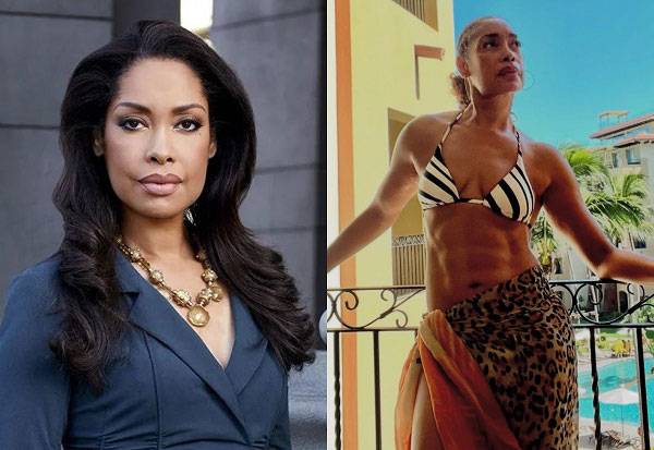 미국 법정 드라마 ‘슈츠’에서 제시카 피어슨 역을 맡아 인기를 끈 배우 지나 토레스(56)가 완벽한 복근을 자랑했다./사진=Variety, 토레스 인스타그램 캡처