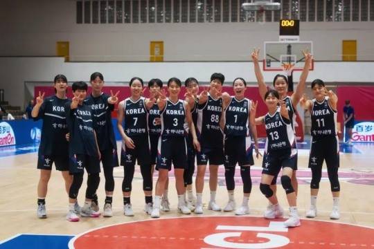 U-19 여자 농구대표팀 선수들. 사진[연합뉴스]