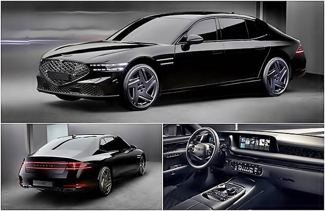 제네시스 G90 블랙 에디션 [사진출처=현대차/ 편집=최기성 매경 디지털뉴스룸 기자]