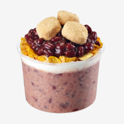 팥 인절미 1인 빙수. [사진제공=이디야커피]