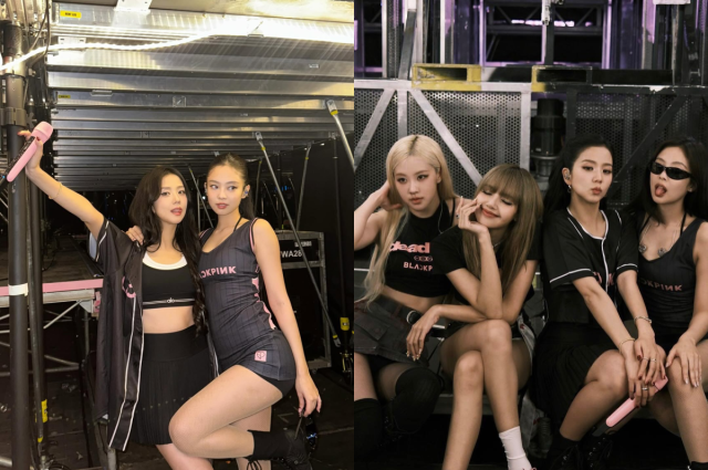 블랙핑크 지수가 LA 콘서트의 비하인드 사진을 공개했다. / 지수 인스타그램 캡처